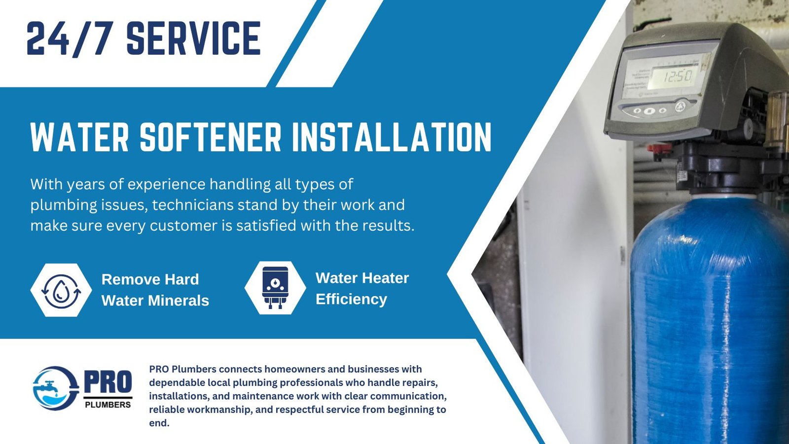Water softener installation in South Gate, CA